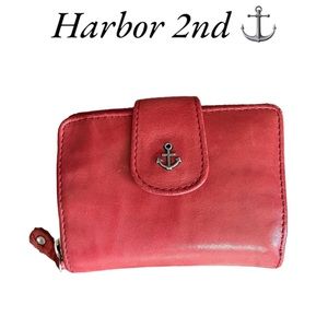 Harbor 2nd Red Leather Wallet